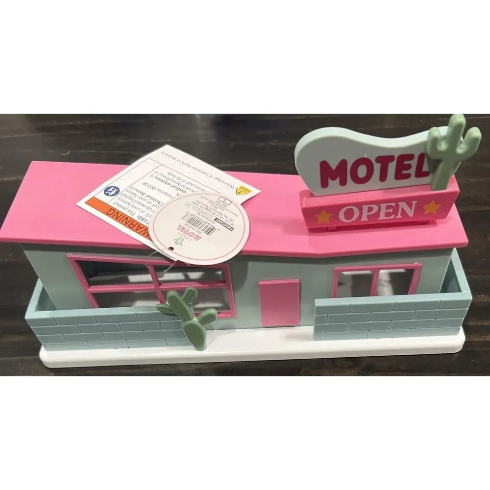 ~NWT~ Lighted MOTEL Decor Target Bullseye Playground Summer Light Up NEW Pink